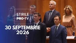 Știrile PRO TV - 30 Septembrie 2026 | Guvernul Mureșan, respins în Parlament